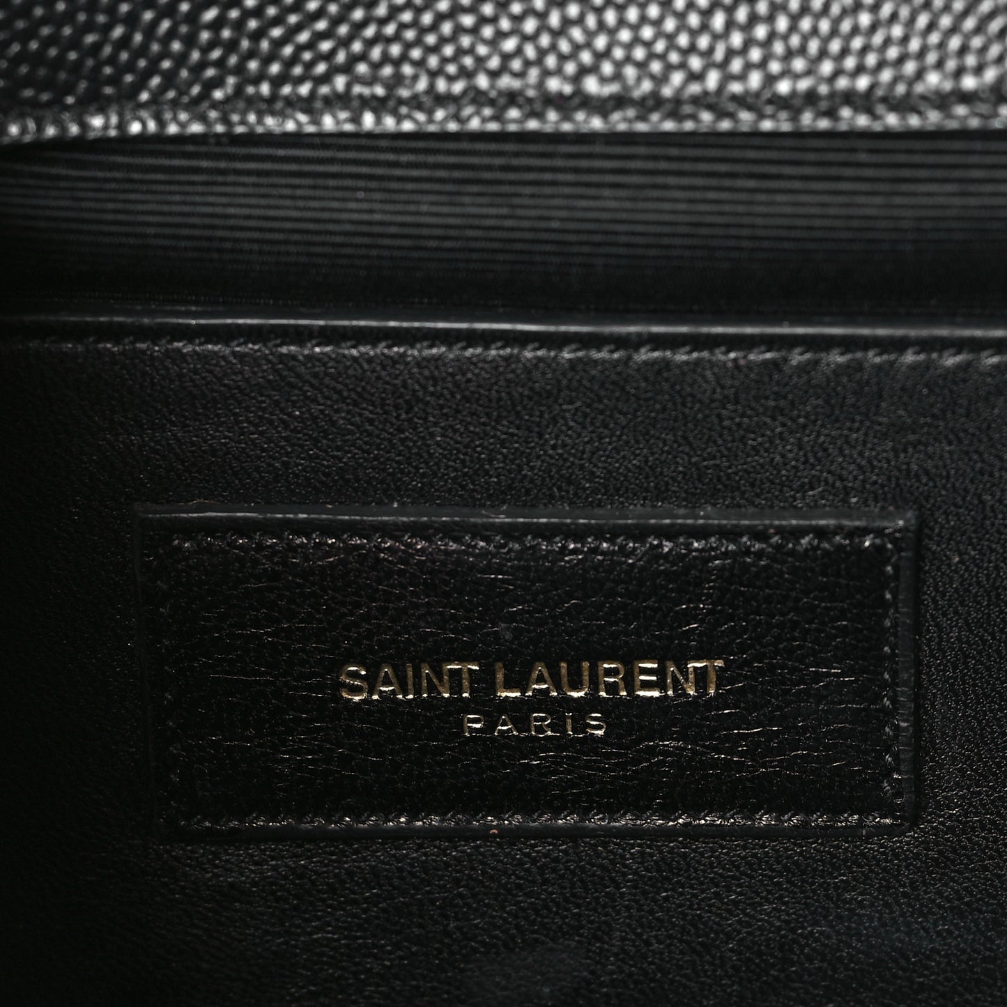 Grain De Poudre Monogram Cassandre Clutch Black