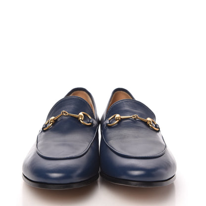 Gucci Malaga Kid Womens Jordaan Loafers 38.5 Blue Agata 2 of 10