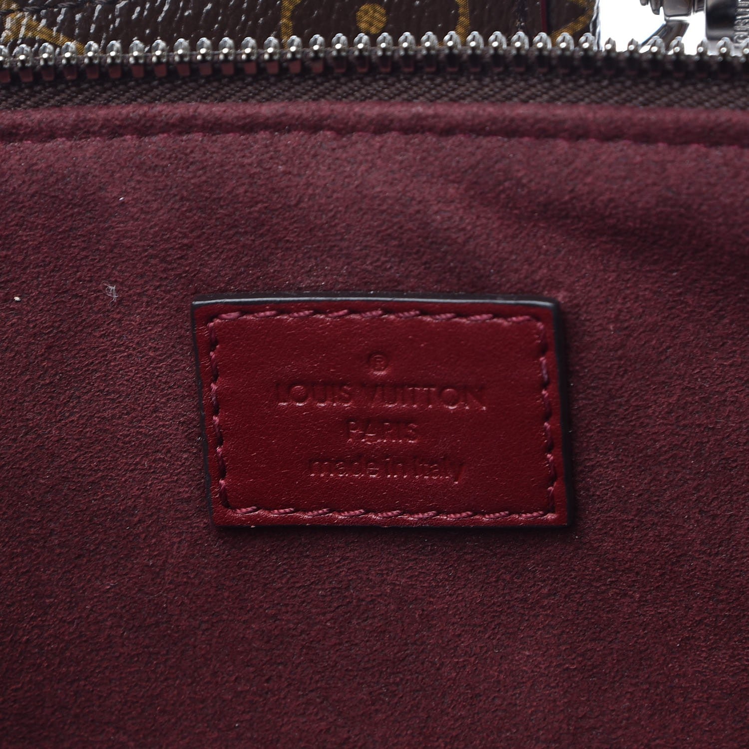 Louis Vuitton Monogram Shine Doc PM Bordeaux 7 of 9