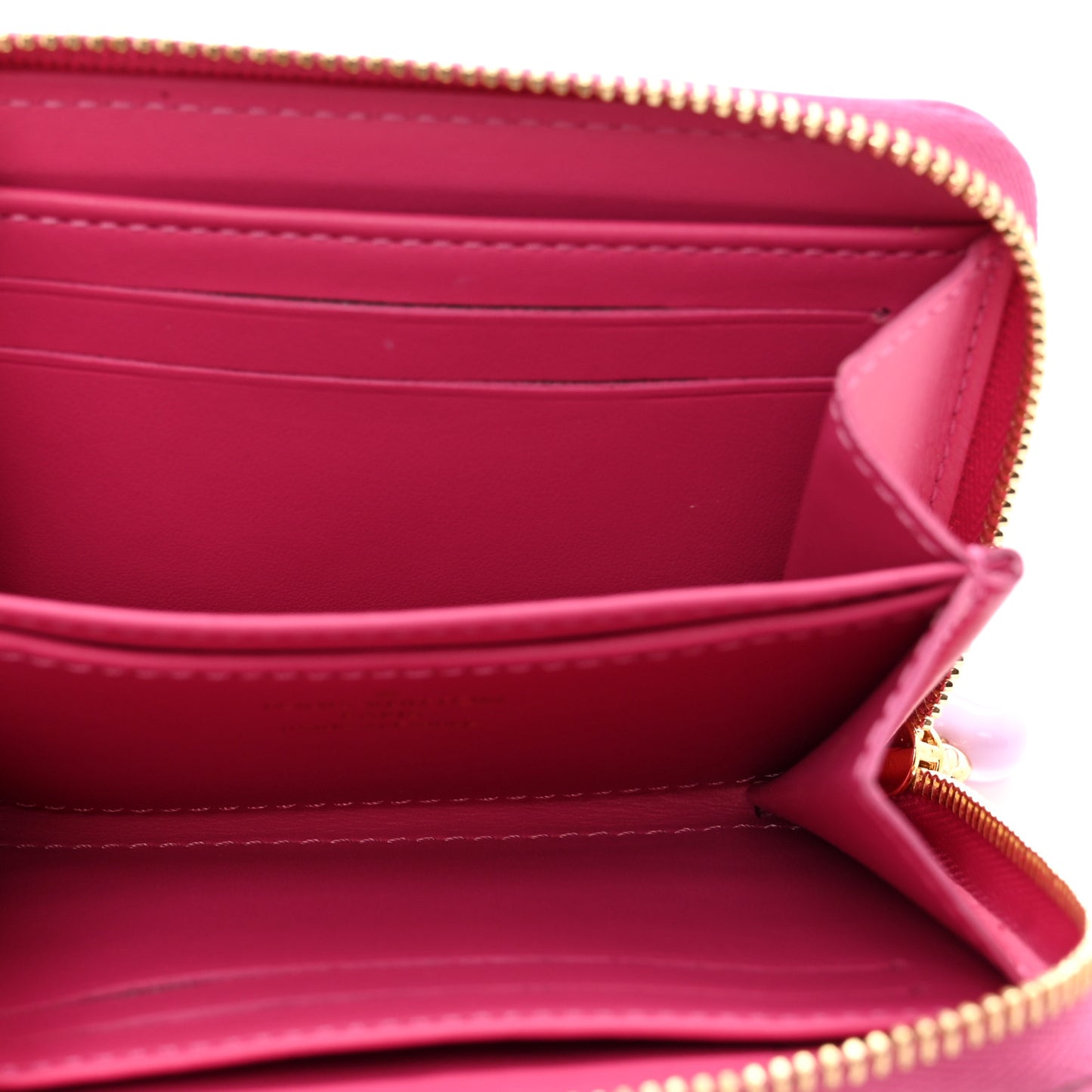 Vernis Enamel Heart Zippy Coin Purse Neon Pink