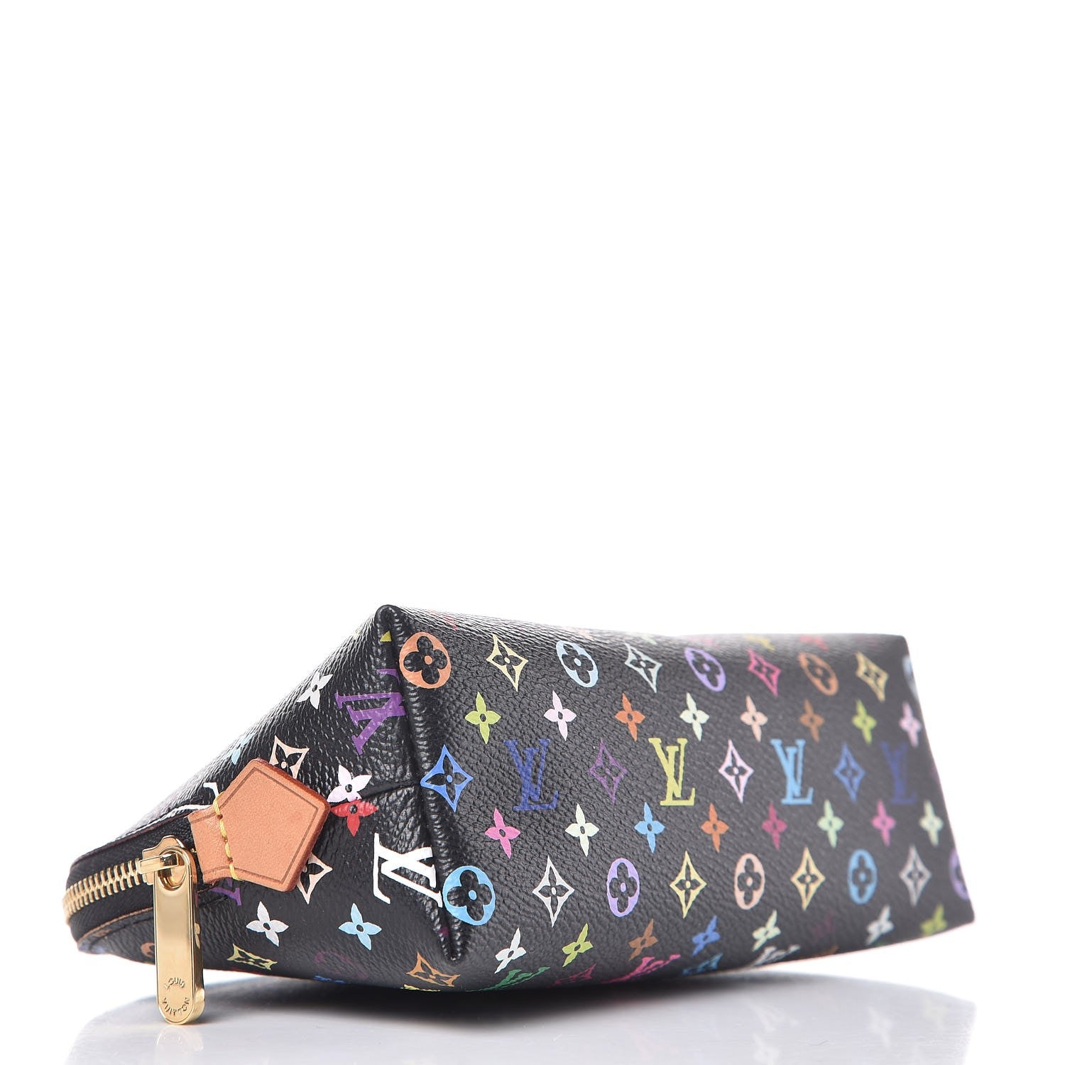 Louis Vuitton Monogram Multicolor Cosmetic Pouch Black Grenade 4 of 6