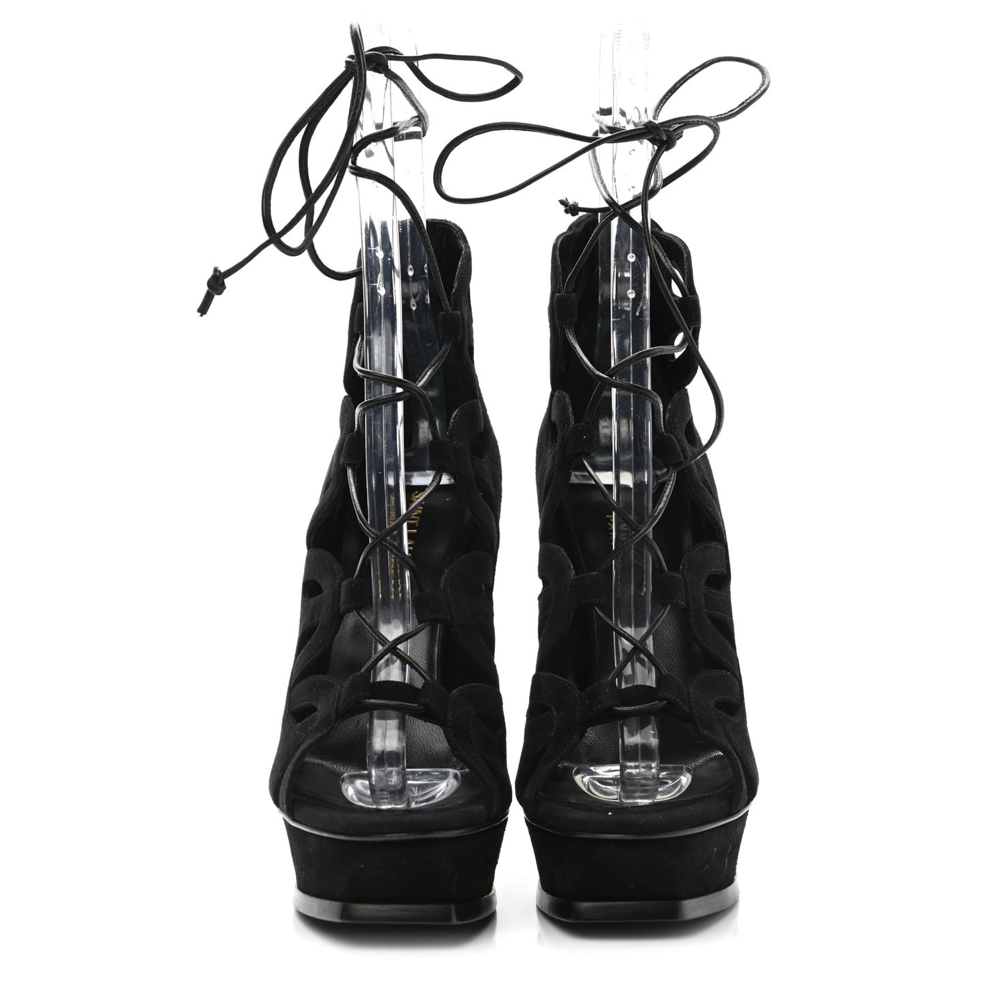 Kid Scamosciato Tribute 105 Platform Sandals 37 Black