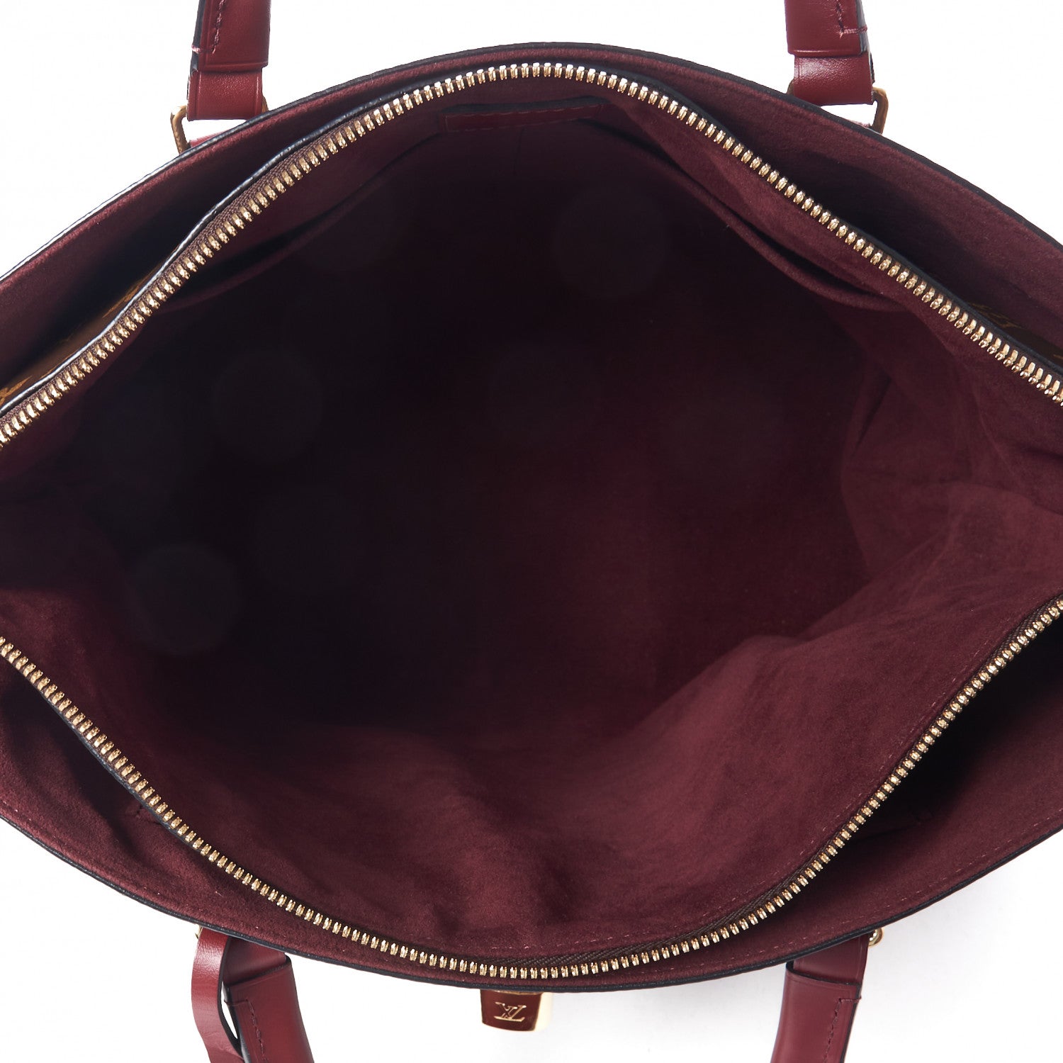 Louis Vuitton Monogram Flower Zipped Tote MM Bordeaux 6 of 8