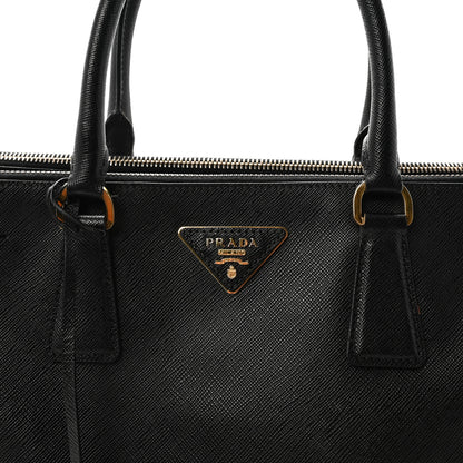 Prada Saffiano Large Galleria Double Zip Tote Black 6 of 8