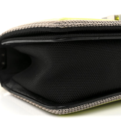 Chanel Canvas Quilted Small Fluo Boy Flap Black Grey Yellow 9 of 10