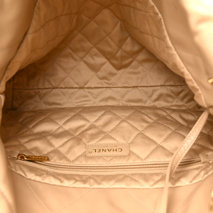 Chanel Shiny Calfskin Quilted Small Chanel 22 Beige Beige 6 of 12