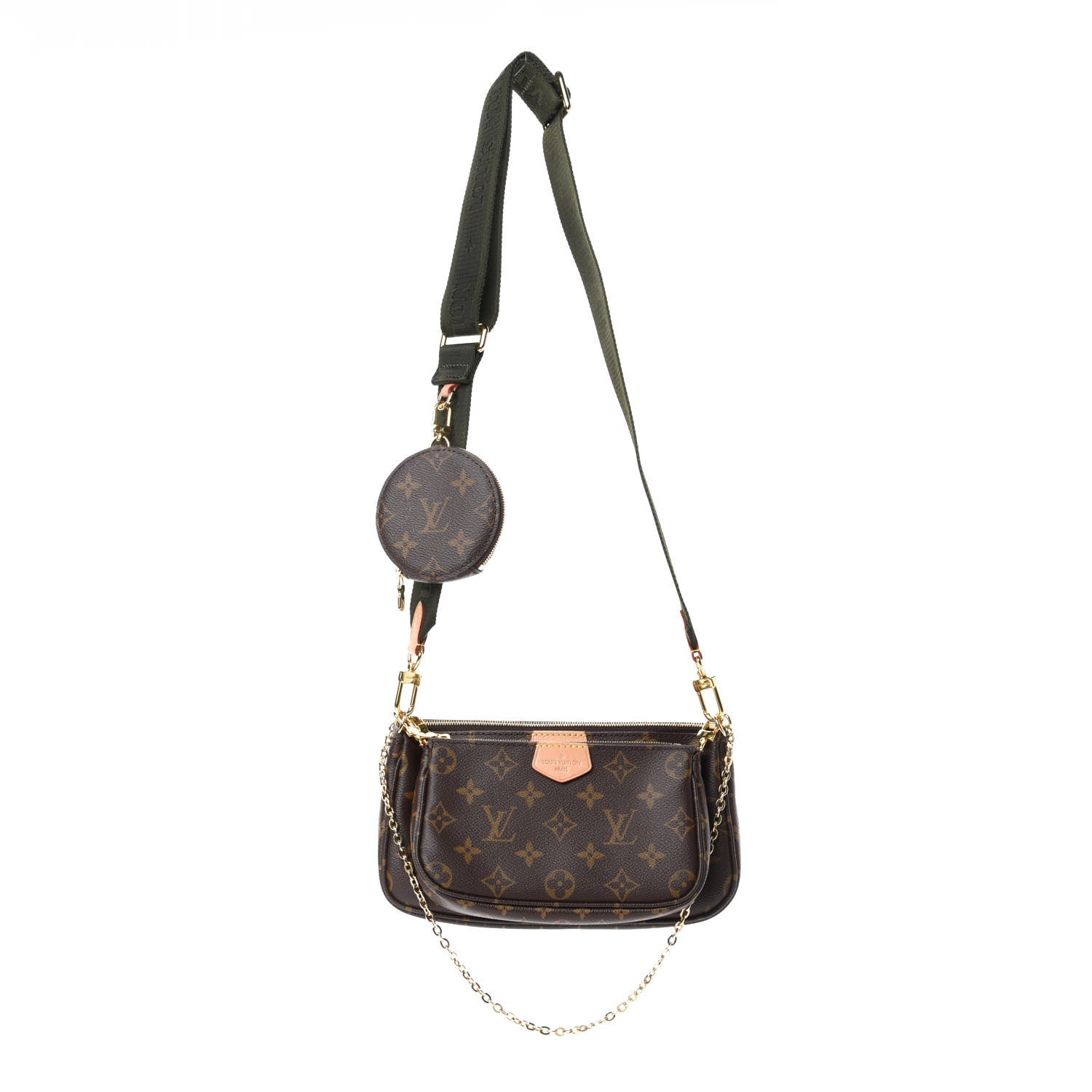 Louis Vuitton Monogram Multi Pochette Accessories Kaki 1 of 16