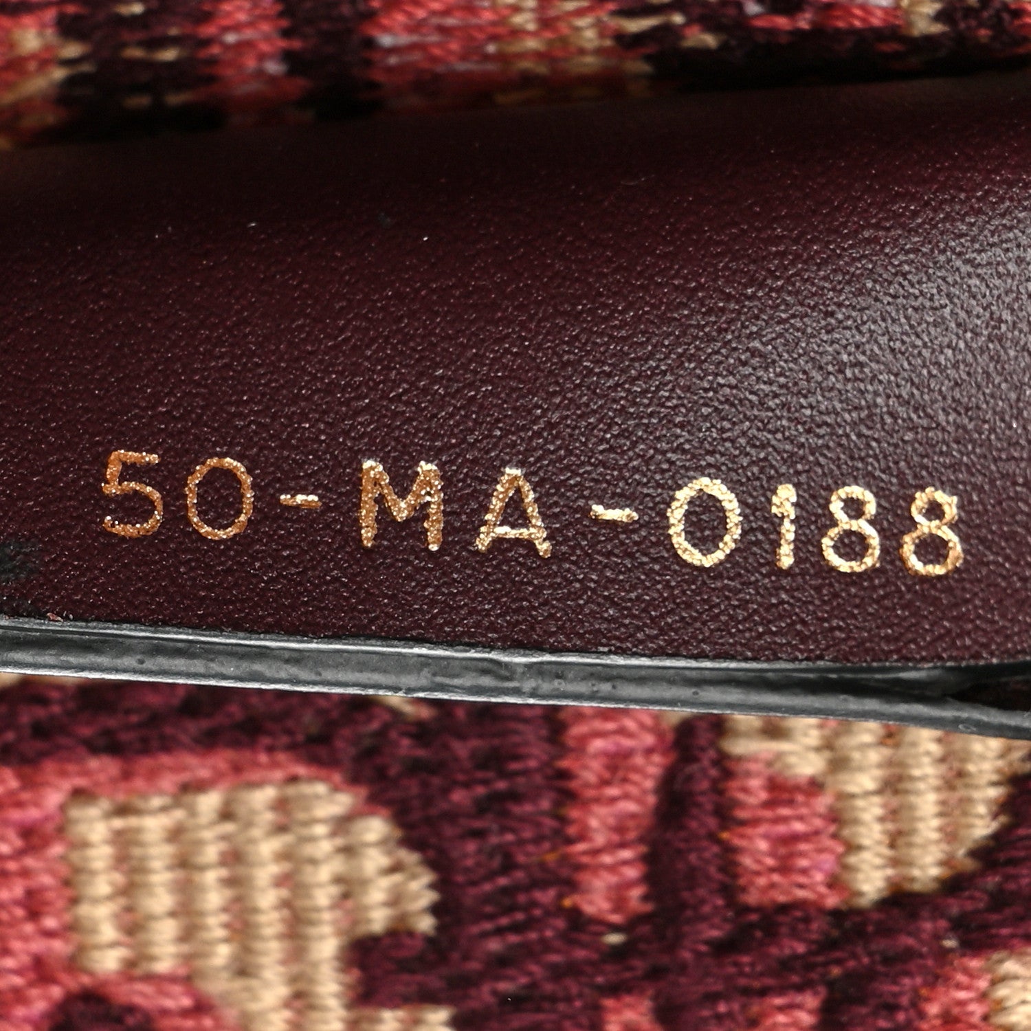 Christian Dior Oblique Large Book Tote Burgundy Multicolor 7 of 19