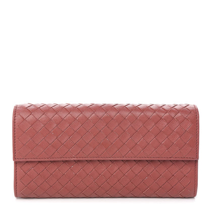 Bottega Veneta Nappa Intrecciato Continental Flap Wallet Pompei 1 of 12