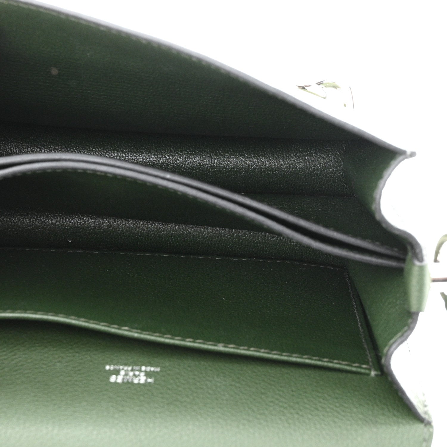 Hermes Evercolor Mini Sac Roulis Vert Anglais 5 of 10
