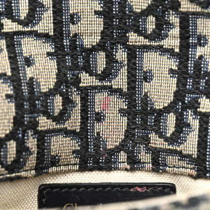 Christian Dior Oblique Saddle Belt Pouch Blue 8 of 8