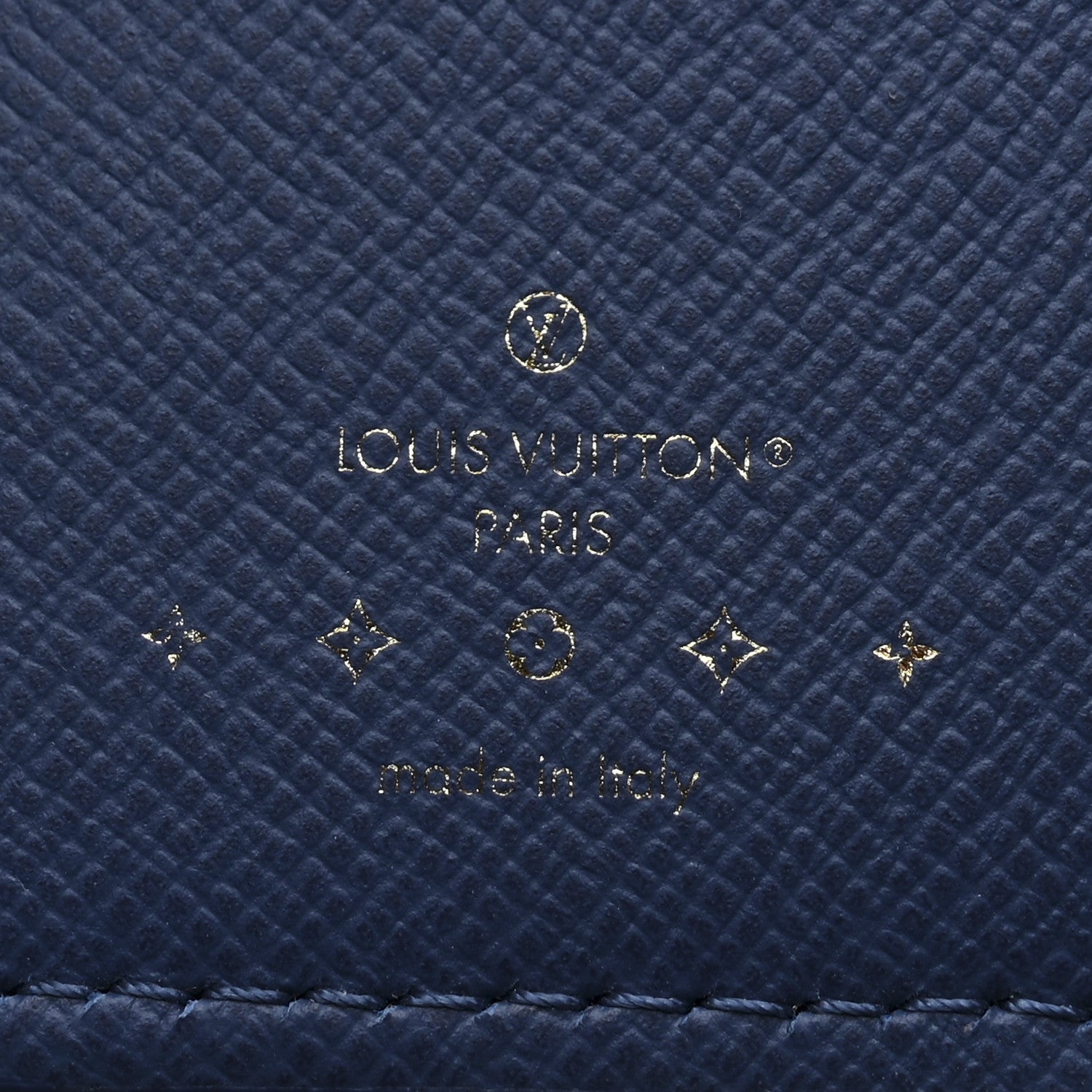 Louis Vuitton Denim Amelia Compact Wallet Blue 6 of 6