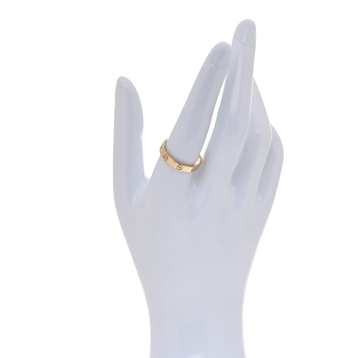18K Yellow Gold 3.5mm LOVE Wedding Band Ring 59 8.75