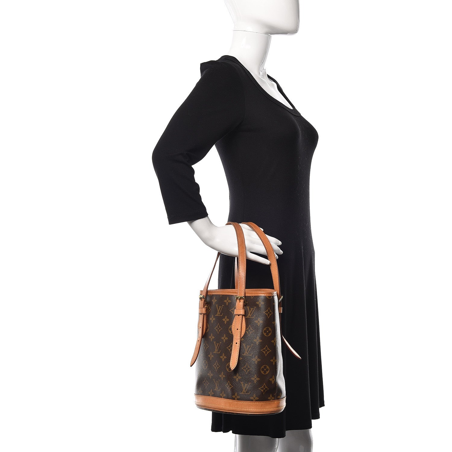 Louis Vuitton Monogram Petit Bucket 23 2 of 19