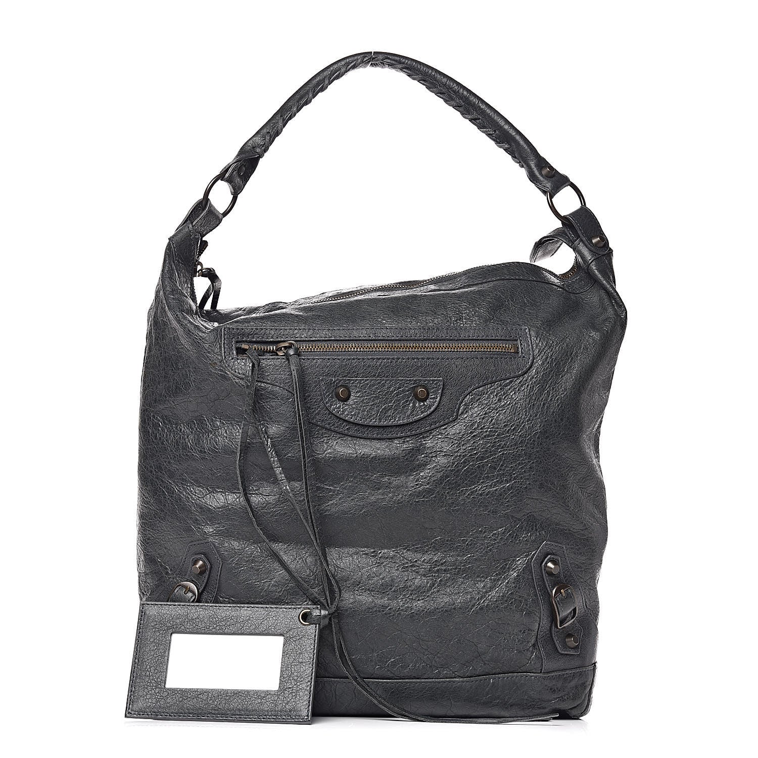 Balenciaga Agneau Classic Hardware Day Hobo Anthracite 1 of 13