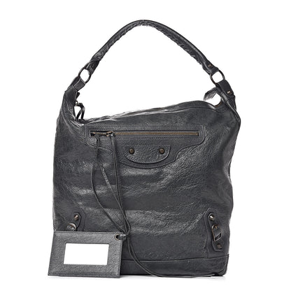 Balenciaga Agneau Classic Hardware Day Hobo Anthracite 1 of 13