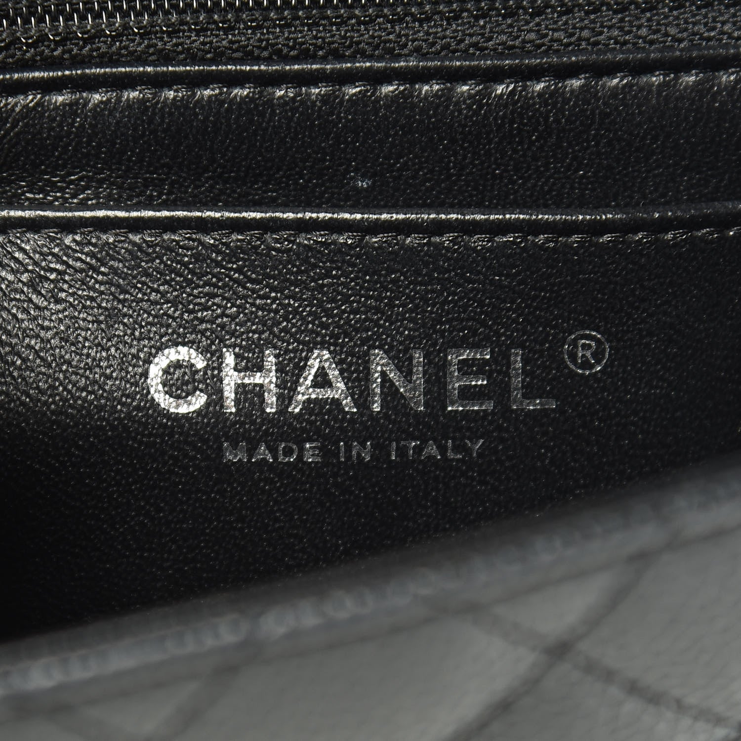 Chanel Pearly Caviar Quilted Mini Square Flap Black 7 of 10