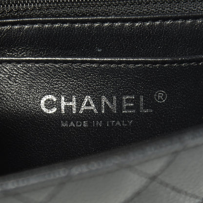 Chanel Pearly Caviar Quilted Mini Square Flap Black 7 of 10