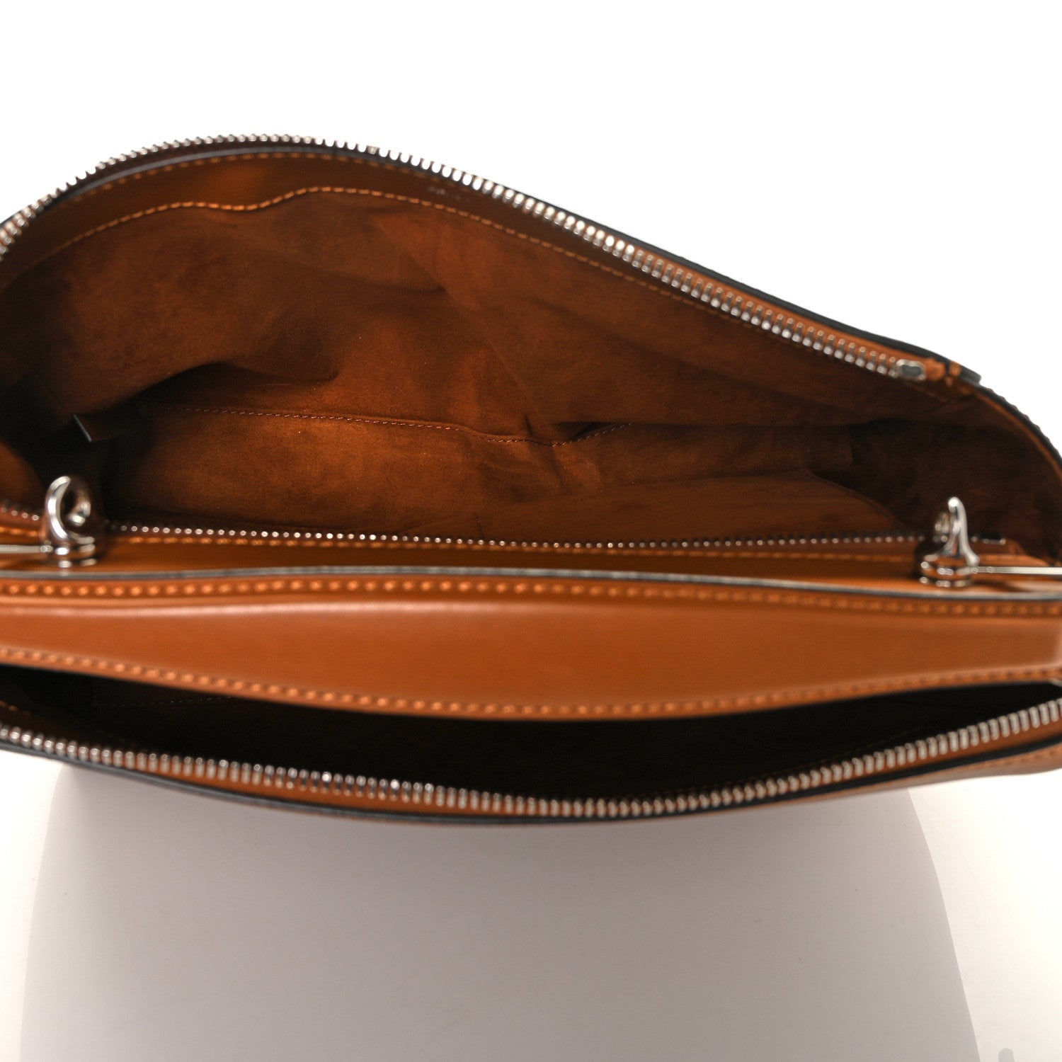 Fendi Vitello Baltico Dolce DotCom Satchel Corteccia Bubblegum 6 of 10