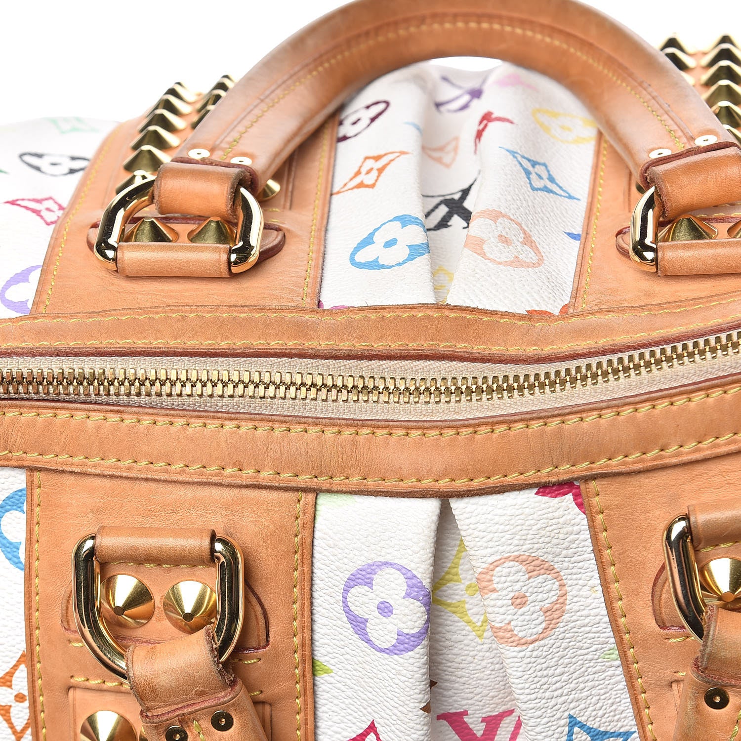 Louis Vuitton Monogram Multicolor Courtney MM White 20 of 20