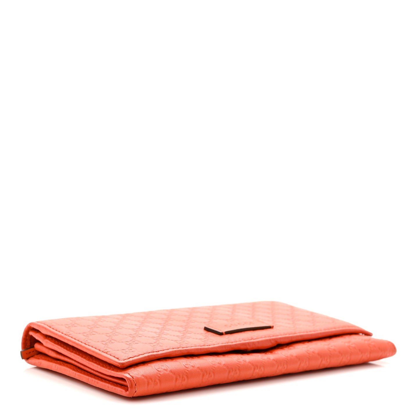 Soft Microguccissima Continental Wallet Sun Orange