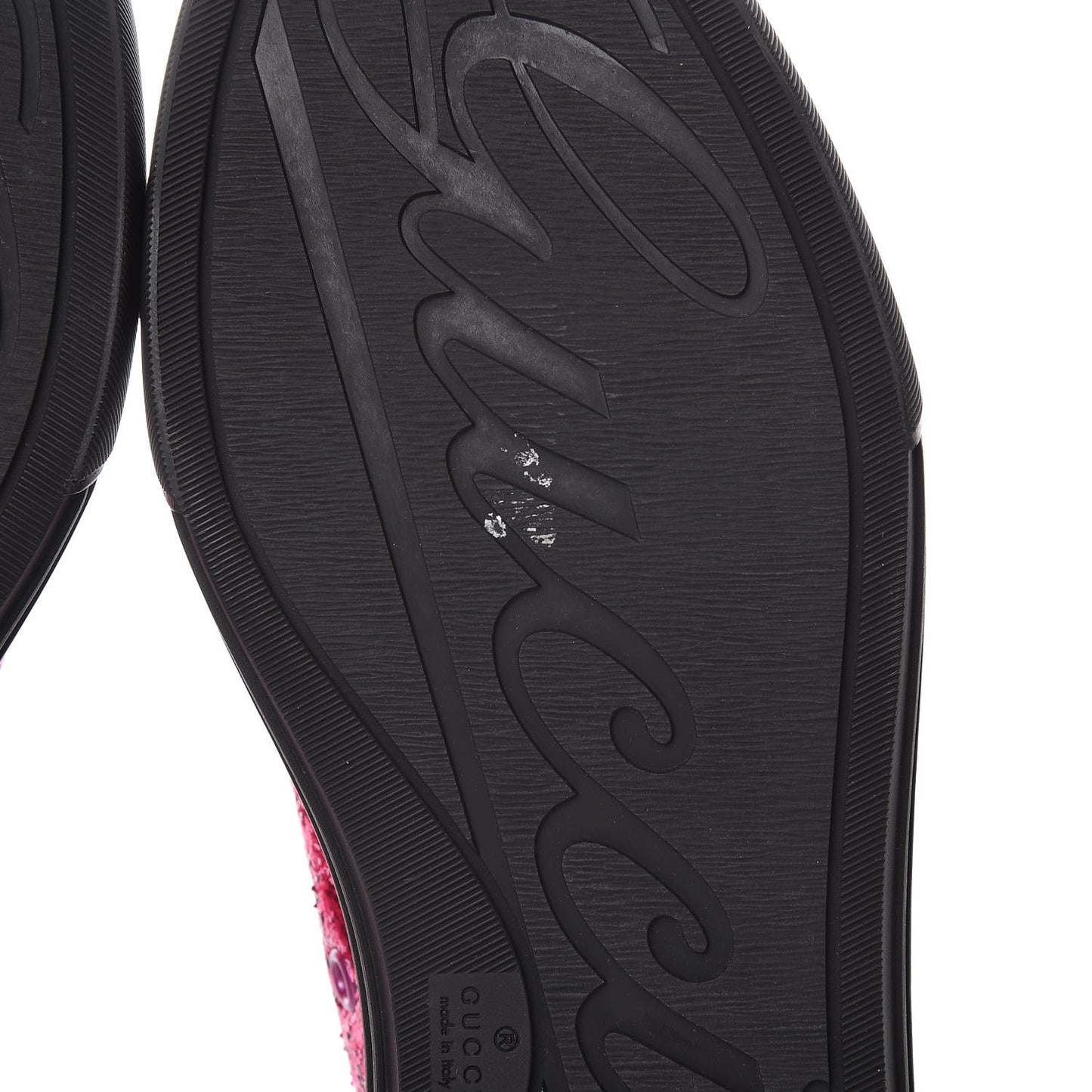 Nappa Glitter Galactica Sneakers 41.5 Fuchsia