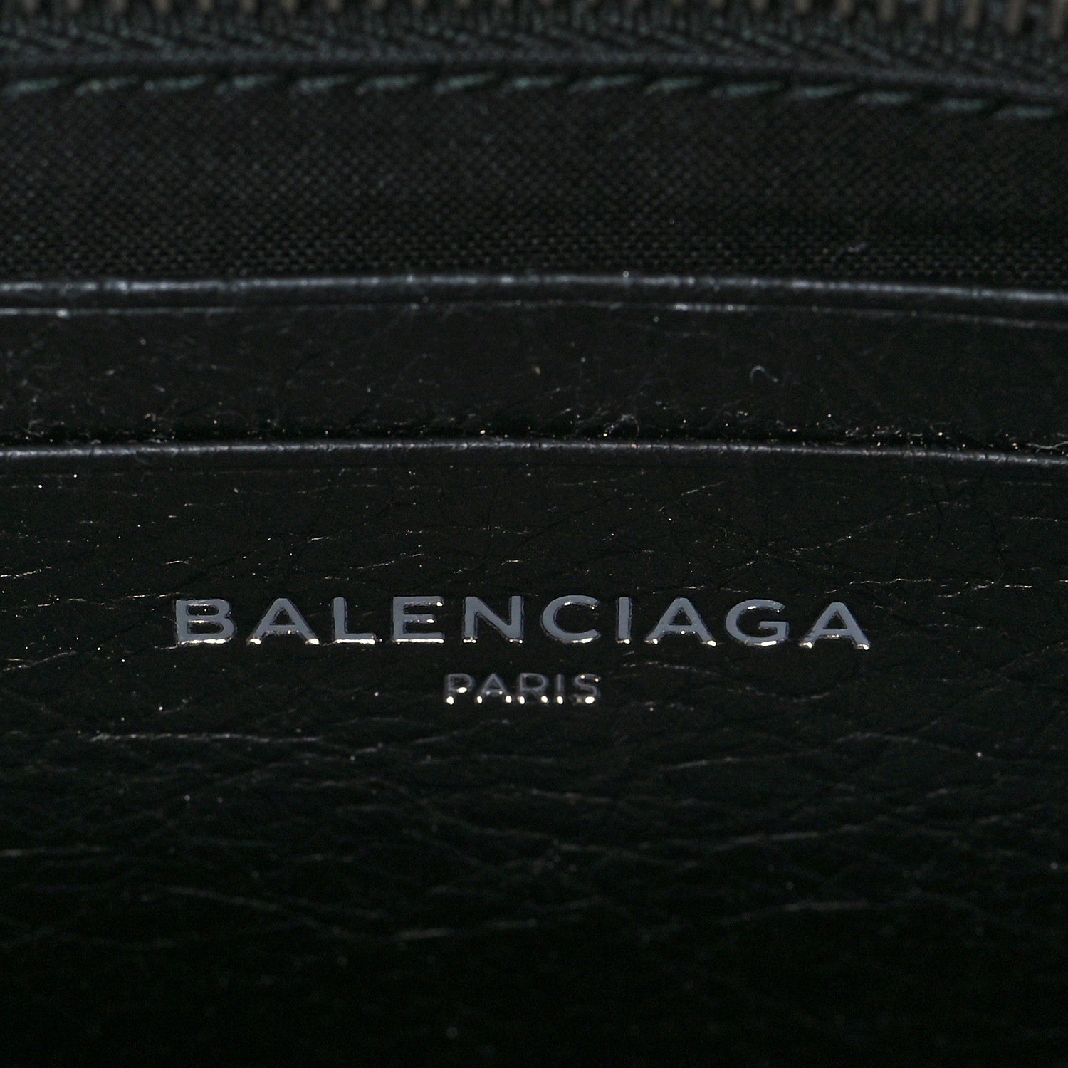 Balenciaga Agneau Classic Silver Hardware Graffiti Reporter XS Black 6 of 9