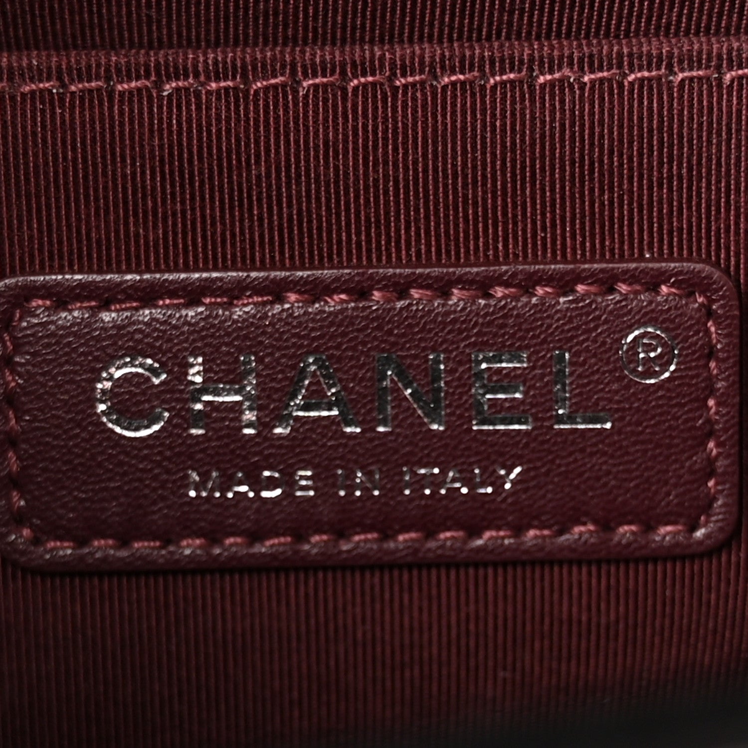 Chanel Glazed Calfskin Quilted Medium Chain Around Boy Flap Black 7 of 12