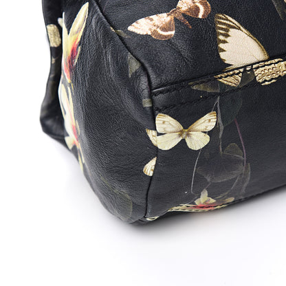 Givenchy Lambskin Magnolia and Moth Print Mini Pandora Black 8 of 10
