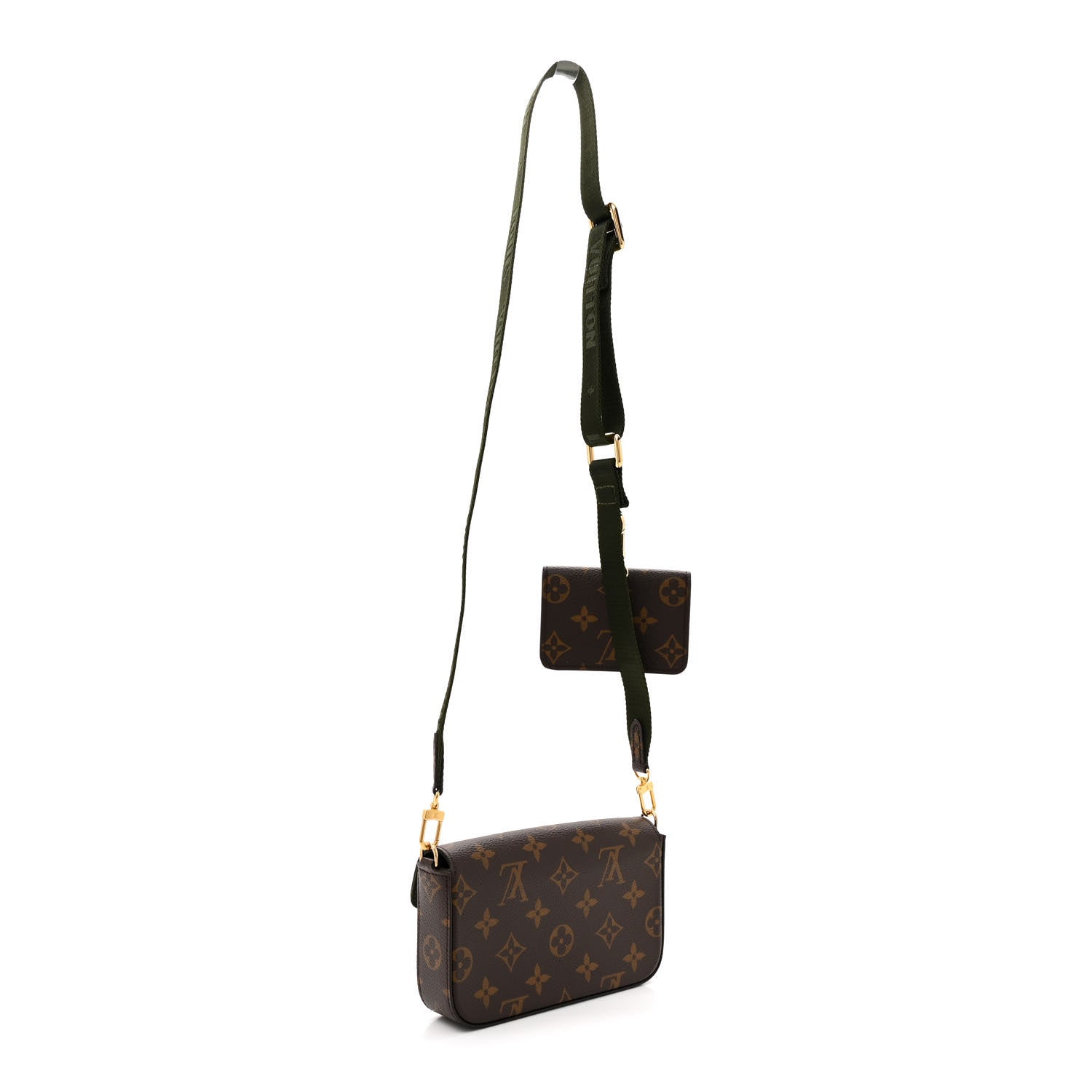 Louis Vuitton Monogram Felicie Strap & Go Kaki 3 of 11