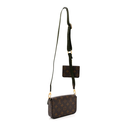 Louis Vuitton Monogram Felicie Strap & Go Kaki 3 of 11