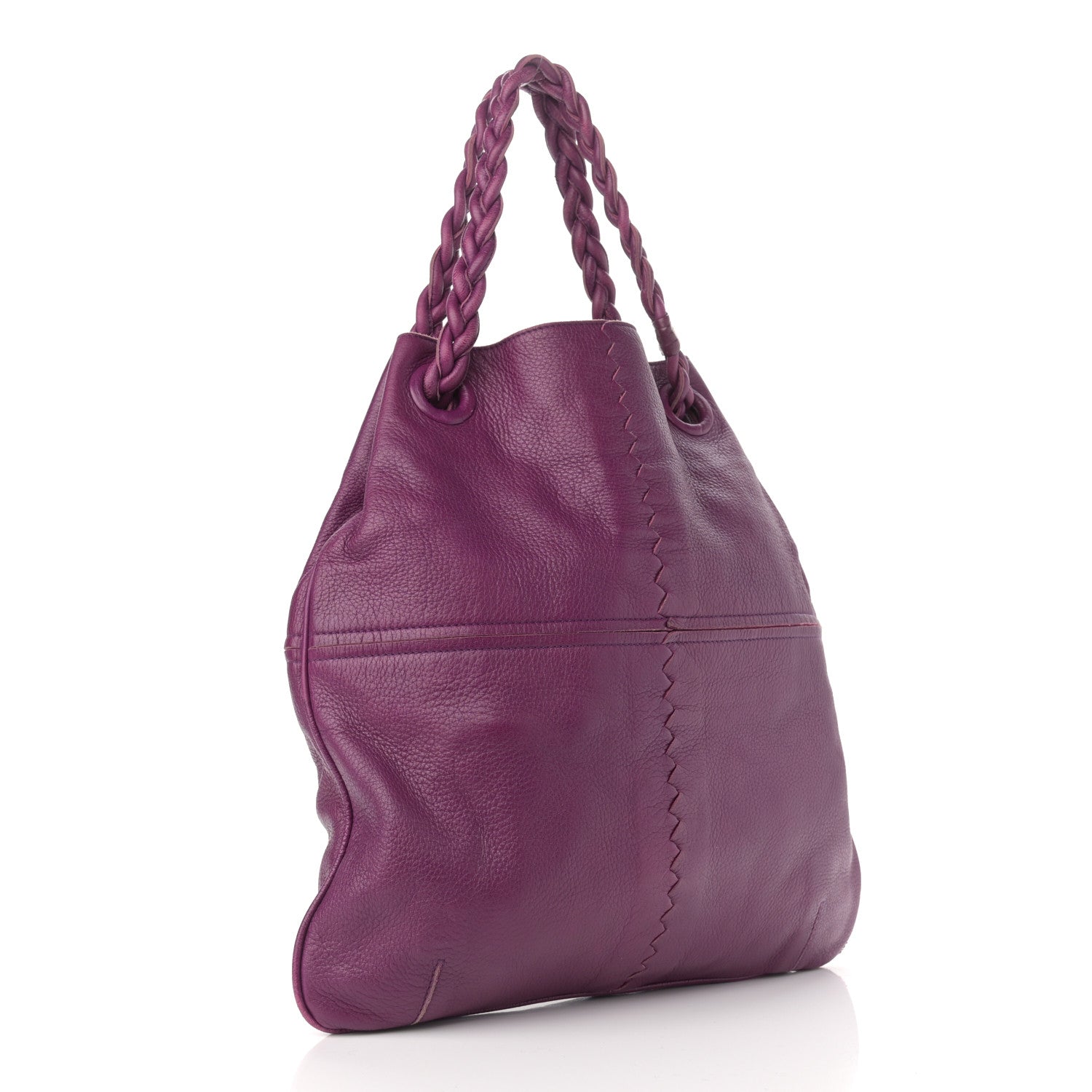 Bottega Veneta Cervo Deerskin Julie Tote Purple 3 of 12