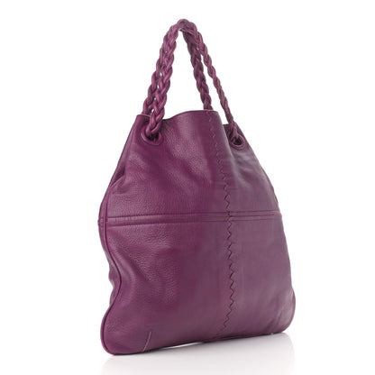 Bottega Veneta Cervo Deerskin Julie Tote Purple 3 of 12