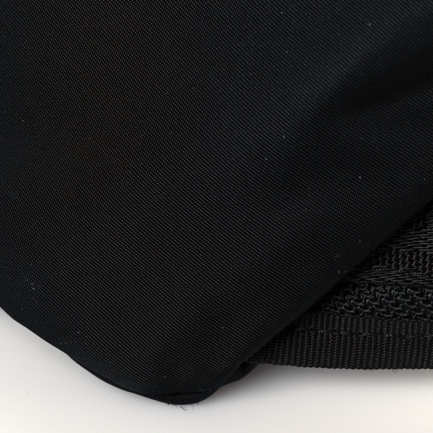 Nylon Palazzo Medusa Belt Bag Black