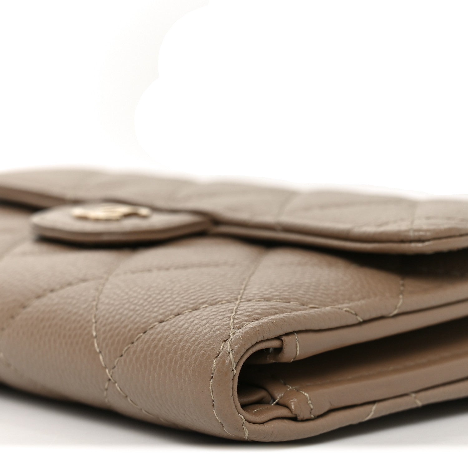 Chanel Caviar Quilted Medium Flap Wallet Beige 10 of 10