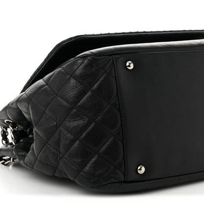 Chanel Calfskin Medium On the Bund Flap Black 9 of 14
