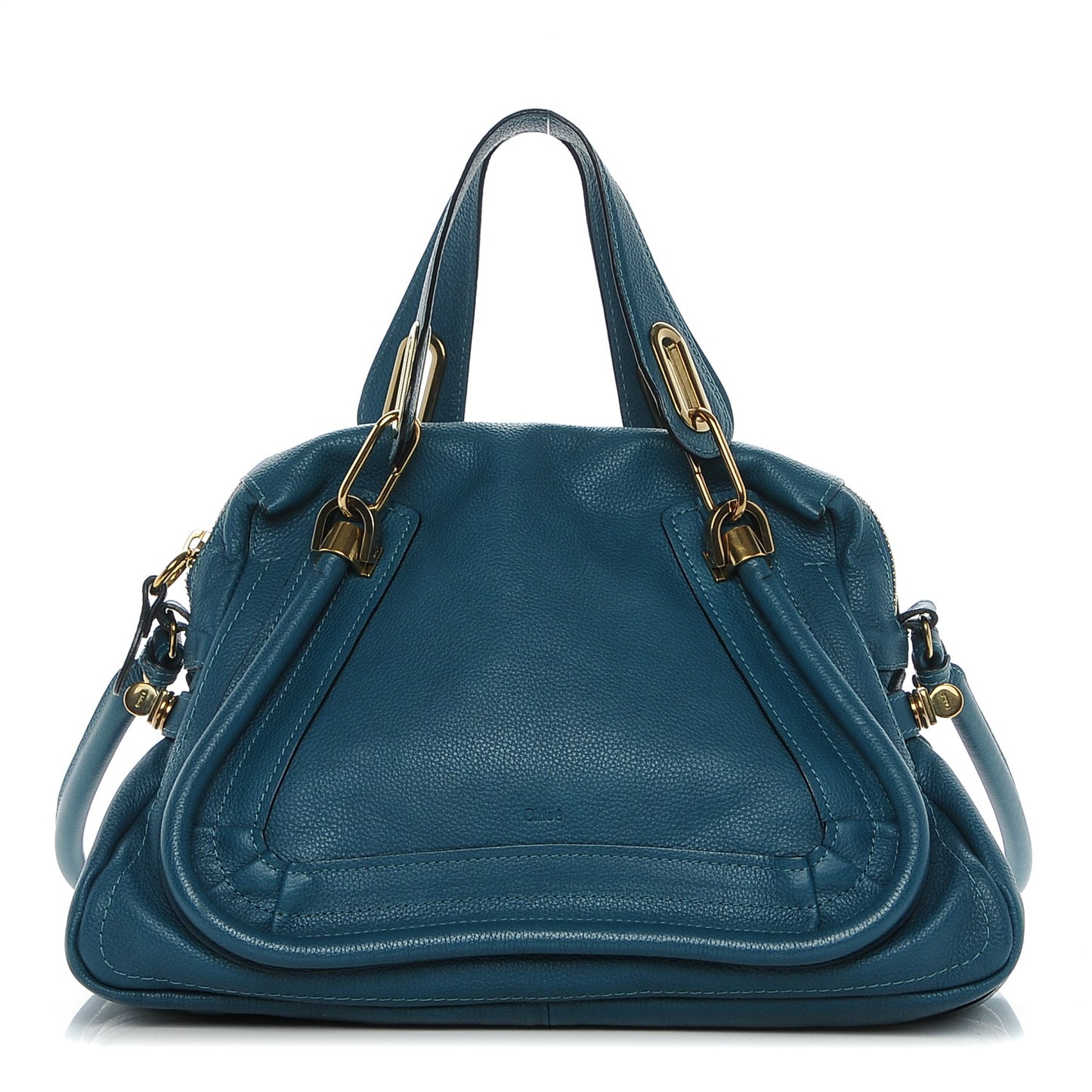 Calfskin Medium Paraty Peacock Blue