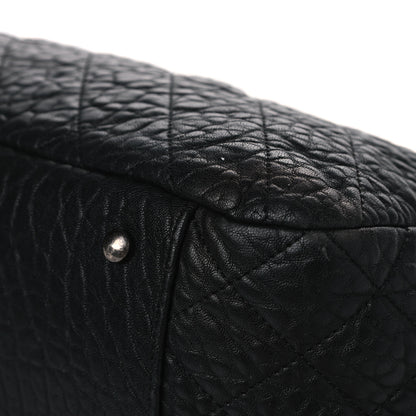Chanel Crumpled Lambskin Quilted Large Tote Black 11 of 18