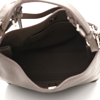 Mulberry Goat Printed Calfskin Small Freya Hobo Taupe 4 of 12