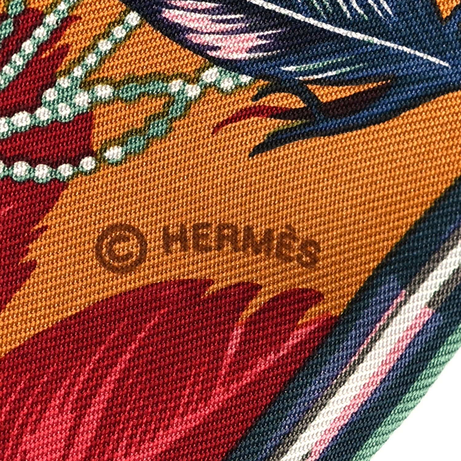 Hermes Silk Brazil Twilly 4 of 4