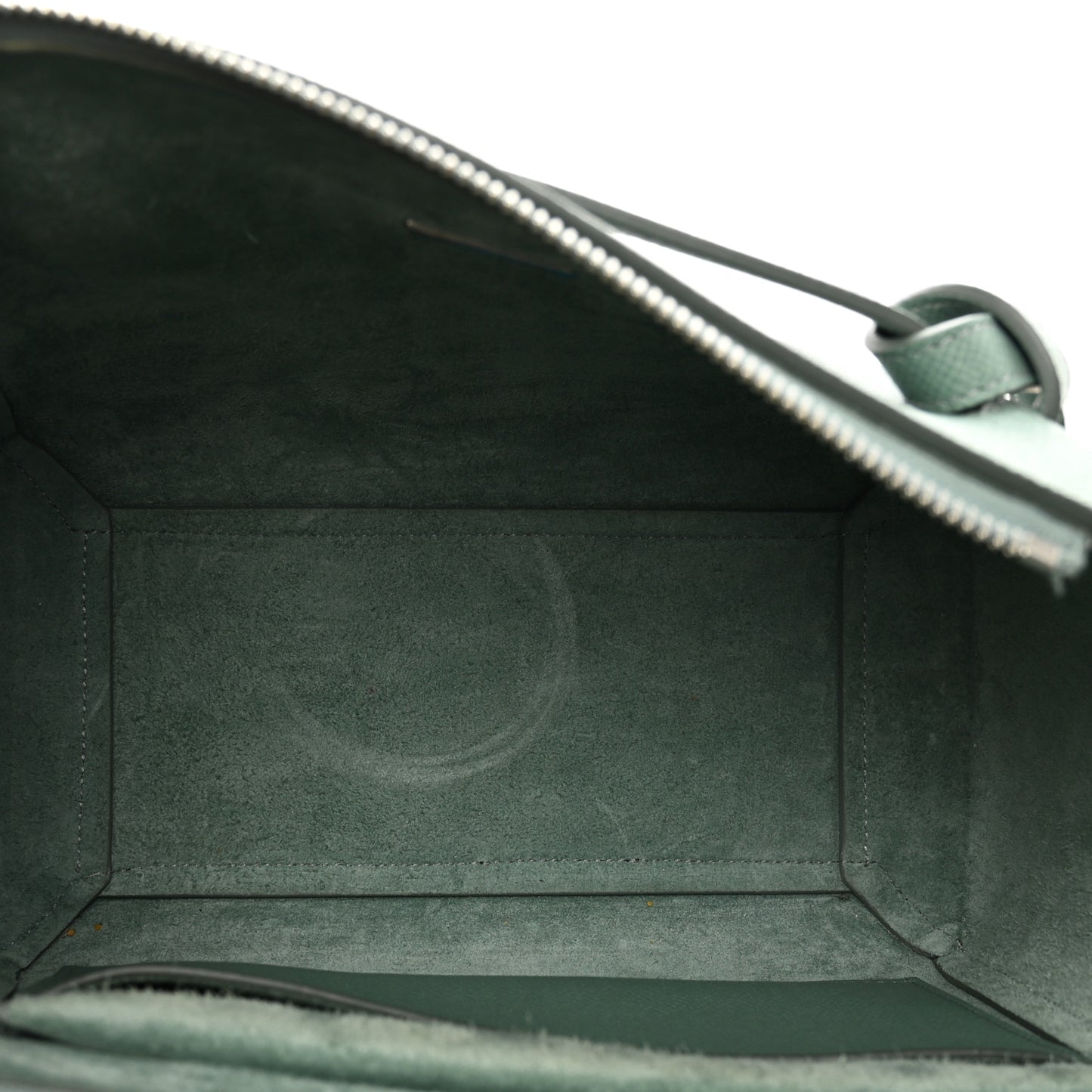 Grained Calfskin Micro Belt Bag Celadon
