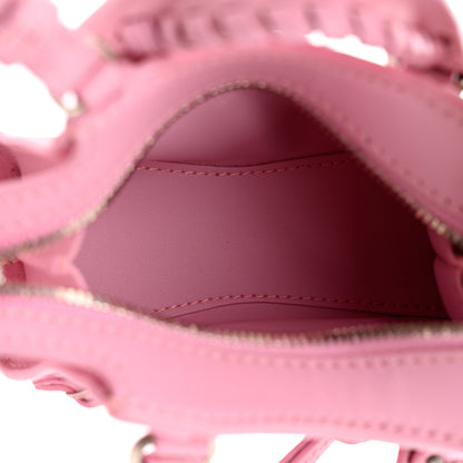 Balenciaga Smooth Calfskin Neo Classic Silver Hardware Super Nano City Crossbody Candy Pink 5 of 13