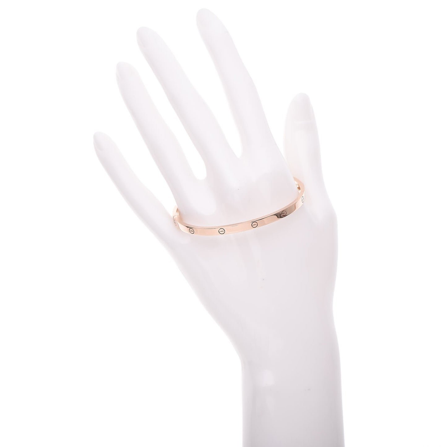 18K Pink Gold Small LOVE Bracelet 17