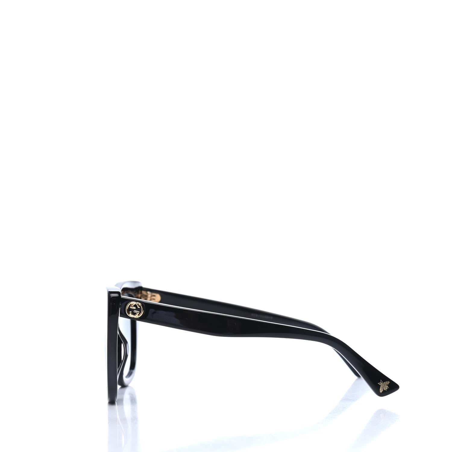 Gucci Acetate Cat Eye GG0163/S Sunglasses Black 3 of 4