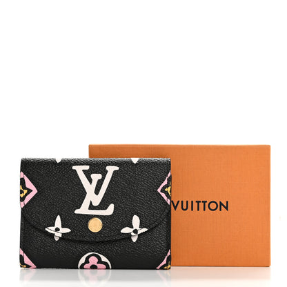 Louis Vuitton Monogram Giant Wild At Heart Rosalie Coin Purse Black 17 of 18