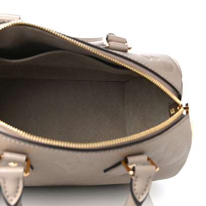 Louis Vuitton Empreinte Monogram Giant Speedy Bandouliere 25 Tourterelle 5 of 12