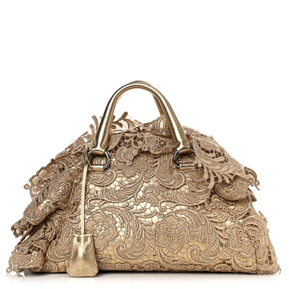 Prada Lace Pizzo S Bowler Gold 1 of 11