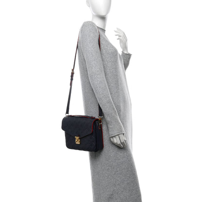 Louis Vuitton Empreinte Pochette Metis Marine Rouge 2 of 11