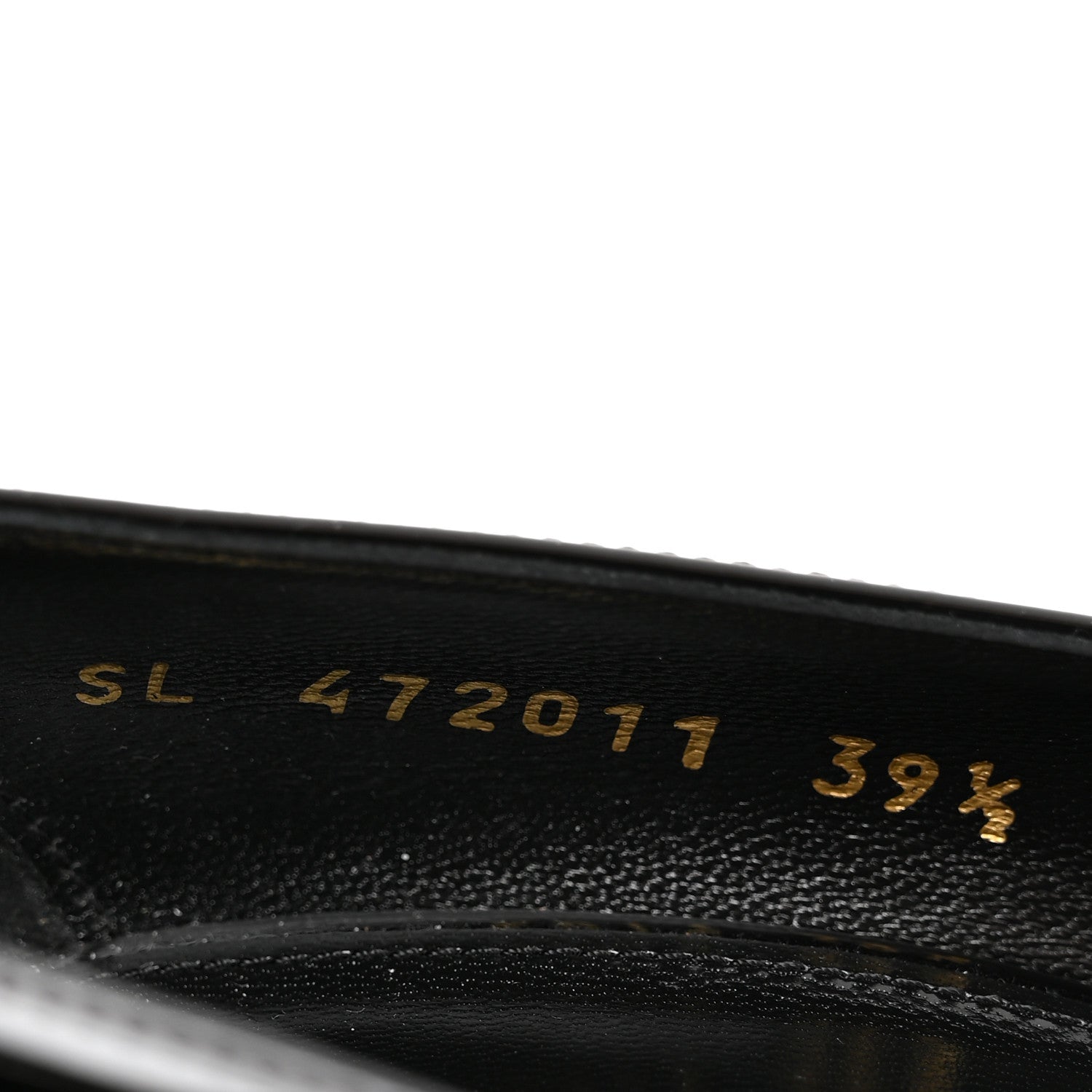 Saint Laurent Patent Opyum 110 Pumps 39.5 Black Gold 9 of 10