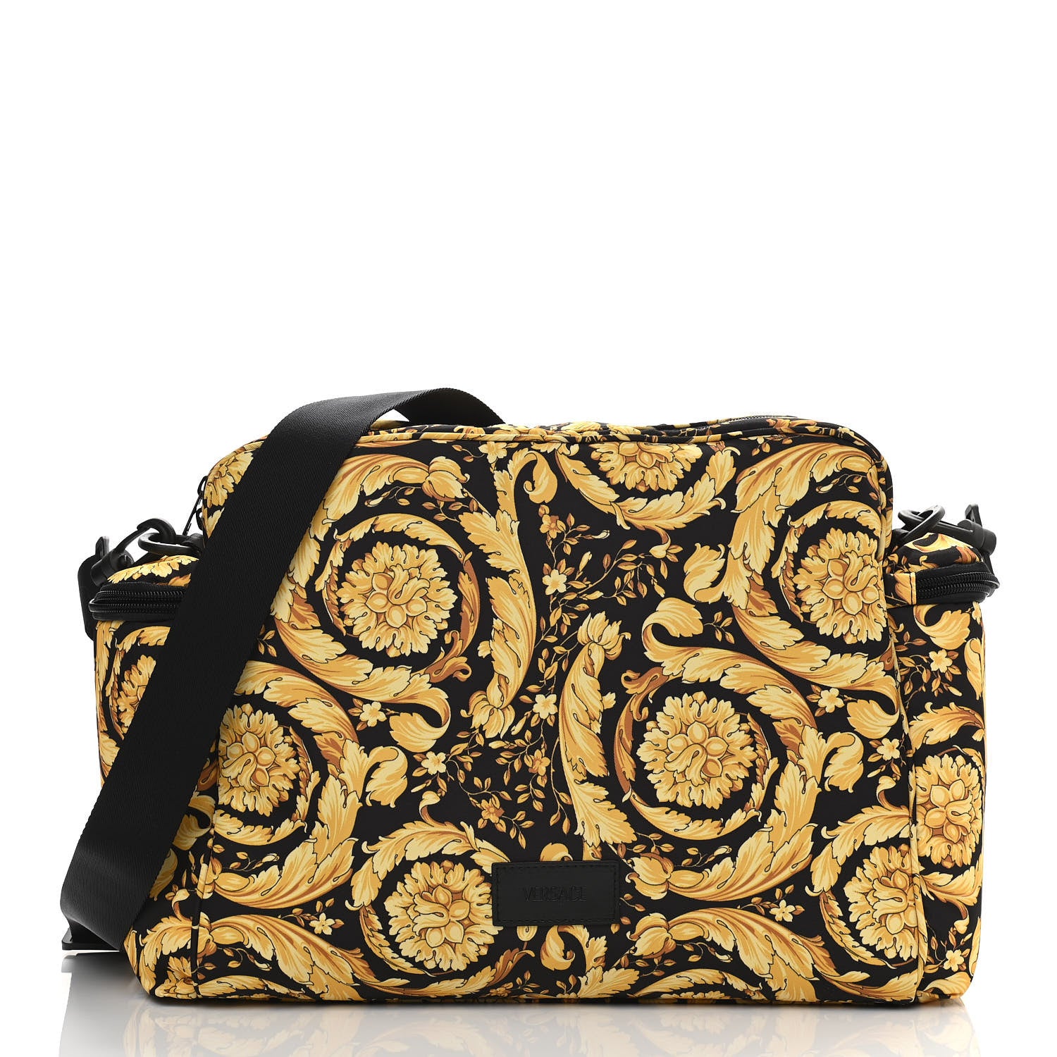 Versace Nylon Baroque Diaper Bag Black 3 of 11